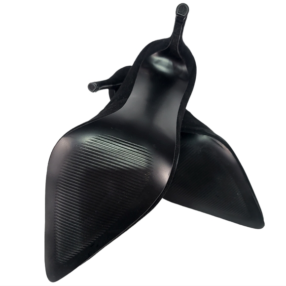 Steve Madden Daisie Pumps Suede Black - Picture 12 of 12